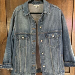 Topshop oversized denim jacket